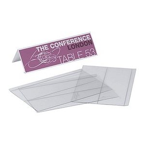 DURABLE Tischaufsteller 21,0 x 6,1 cm beidseitig, 10 St.