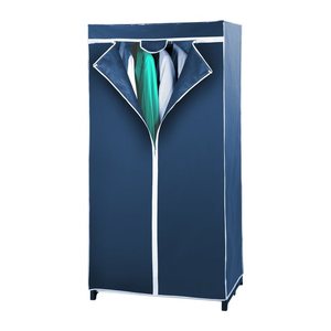 WENKO Stoffschrank Air, 4381630100 blau 75,0 x 50,0 x 150,0 cm, 1 St.