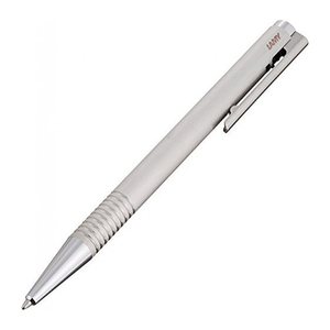 LAMY Kugelschreiber logo silber, Schreibfarbe: schwarz, 1 St.