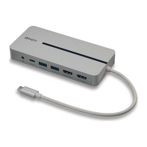 LINDY Dockingstation DST-Mx Duo Mini USB-C Laptop/MacBook gr