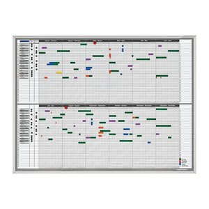 magnetoplan Jahresplaner, Monats- und Tageseinteilung 121,5 x 91,5 cm