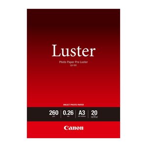 Canon Fotopapier LU-101 A3 DIN A3 hochglänzend 260 g/qm 20 Blatt
