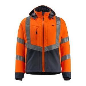 MASCOT® unisex Warnjacke Blackpool orange, schwarzblau Größe 3XL