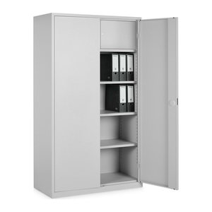 Aktenschrank mit Wertfach – 1200 x 420 (5 OH) – Korpus in Lichtgrau