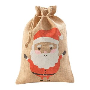 folia Nikolausbeutel Weihnachtsmann klein 17,0 x 25,0 cm, 10 St.