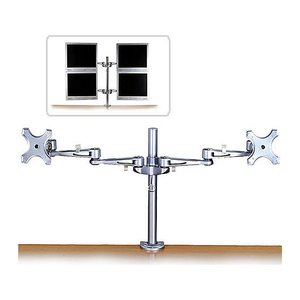 LINDY LCD Dual-Monitorarm modular