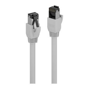 LINDY Patchkabel Cat.8.1 S/FTP LSZH Kabel, grau, 2m