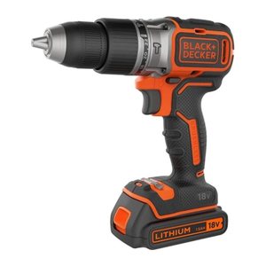 Black&Decker Akku-Schlagbohrschr. 18V 2x2Ah, Kof BCD383D2XK