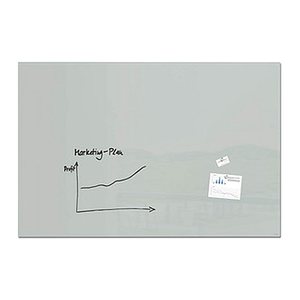 SIGEL Glas-Magnettafel Artverum 180,0 x 120,0 cm grau