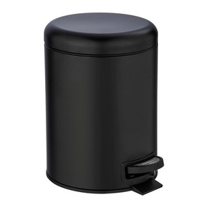 WENKO Leman Kosmetikeimer 5,0 l schwarz, 1 St.