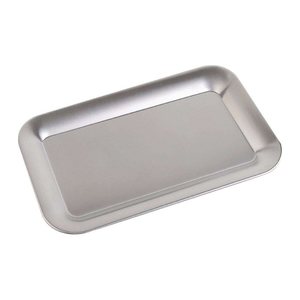 APS Tablett KAFFEEHAUS silber rechteckig 21,1 x 12,6 cm, 1 St.