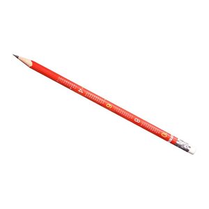 Kores® Grafitos Mathmatic Bleistift HB rot mit Radierer, 1 St.