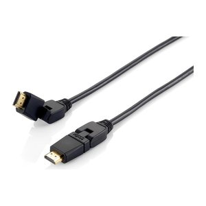 Equip HDMI HS Ethernet 2.0 18Gb 180° 4K/60Hz 1.00m schwarz Polybeutel