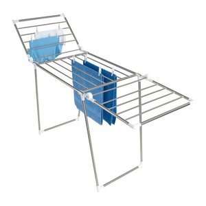 WENKO Wäscheständer Profi Plus silber, 1 Set