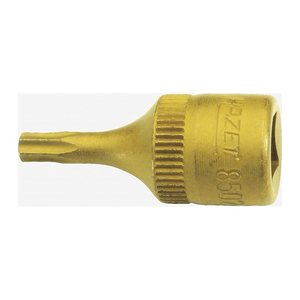 HAZET 1/4 Zoll Innen-TORX (TX) Steckschlüsseleinsatz Größe: T 10 Länge: 28,0 mm