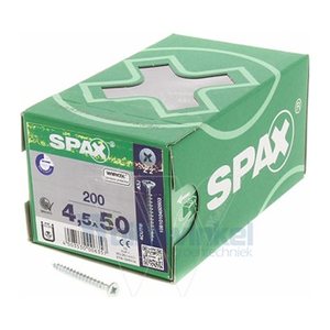 SPAX® Universalschrauben Z2 Senkkopf WIROX 1081010450503 4,5 mm x 50 mm, 200 St.