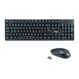 Equip Kombi Wireless Tastatur+Maus IT schwarz