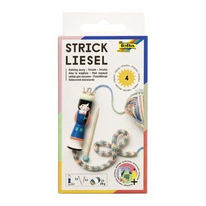 folia Bastelset Strickliesel mehrfarbig
