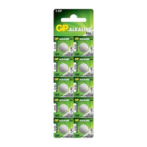GP Knopfzellen V 10 GA/LR54 Alkali-Mangan 1,5 V, 10 St.