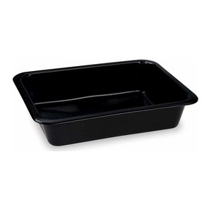 PROPAC Mehrweg-Menüschalen schwarz 22,7 x 17,8 cm, 20 St.