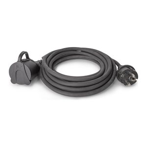 Entac Verlängerungskabel 5m schwarz IP44