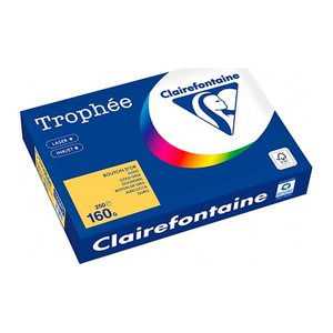 Clairefontaine Kopierpapier Trophée gold gelb DIN A4 160 g/qm 250 Blatt