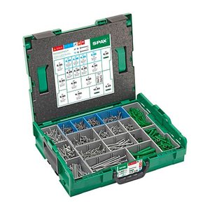 SPAX® Mehrzweckschrauben-Sortiment L-BOXX Elektriker groß 5000009160319