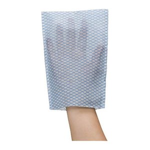 HYGOSTAR unisex Einmalwaschlappen RAUTE weiß Einheitsgröße, 50 St.