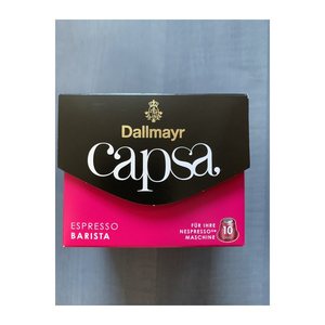 Dallmayr Capsa ESPRESSO BARISTA Kaffeekapseln, Arabica- und Robustabohnen kräftig, 10 St.