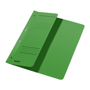 LEITZ Ösenhefter 3740 Karton grün DIN A4, halber Deckel, 1 St.