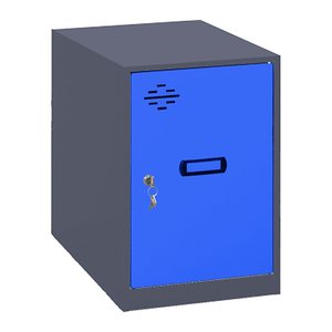 Simonrack Spind SIMONLOCKER DISM anthrazit, blau 8425437116520, 1 Schließfach 30,0 x 50,0 x 47,5 cm