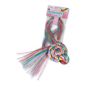 folia Bastelset Flechtschnüre Metallic Mix mehrfarbig 50 St.
