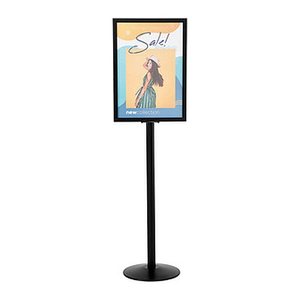 update displays Infoständer SIGN schwarz DIN A2 44,3 x 35,8 x 138,7 - 156,0 cm, 1 St.