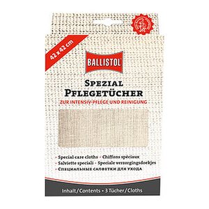 BALLISTOL Spezial Pflegetücher Baumwolle 60 °C waschbar, 3 St.