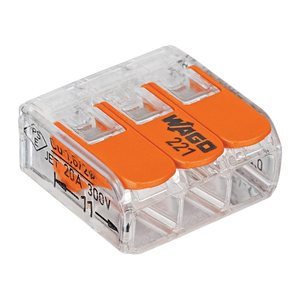 WAGO Verbindungsklemmen 221-413 4,0 mm² 3-polig, 50 St.
