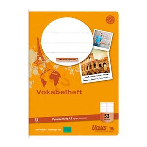 Staufen® Vokabelheft Lineatur 53 liniert DIN A5 ohne Rand, 32 Blatt, 1 St.