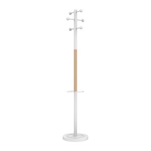 unilux Kleiderständer ACCESS weiß Metall 6 Haken 34,0 x 175,0 cm, 1 St.