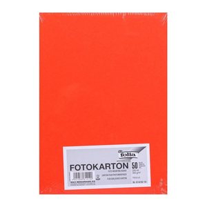 folia Fotokarton rot 300 g/qm 50 St.