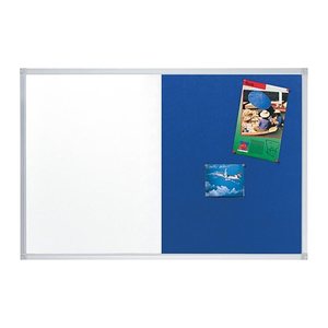 FRANKEN Whiteboard-Pinnwand X-tra!Line 90,0 x 60,0 cm Textil blau