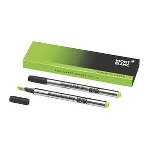 MONTBLANC Luminous Green Textmarkerminen grün, 2 St.