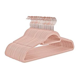 SONGMICS Kleiderbügel rosa, 30 St.