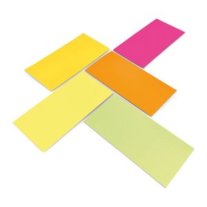 magnetoplan Moderationskarten Neon farbsortiert 20,0 x 10,0  cm, 250 St.