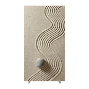 PAPERFLOW Trennwand easyScreen ES97005, Sand bunt 94,0 x 173,2 cm, 1 St.
