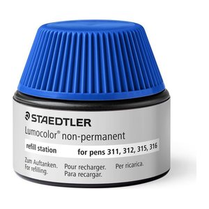 STAEDTLER Nachfülltinte Lumocolor nonperm blau