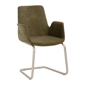 Mayer Besuchersessel myHELIOS moos chrom Stoff 58,0 x 56,0 x 86,0 cm, 1 St.