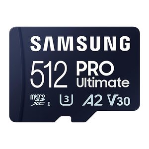 SD MicroSD Card 512GB Samsung SDXC PRO Ulti. Adapt.(Class10) retail