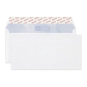 ELCO Briefumschläge Premium DIN lang+ ohne Fenster hochweiß haftklebend 500 St.