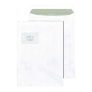 MAILmedia Versandtaschen Envirelope® DIN C4 mit Fenster weiß 25 St.