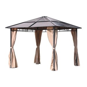 Garden Pleasure Pavillon NAPA viereckig, anthrazit, 1 St.
