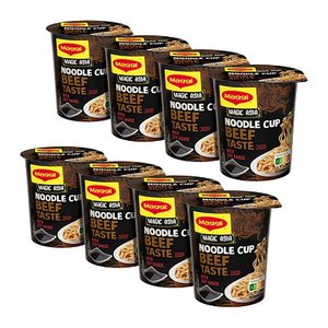 Maggi® Noodle Cup Beef Taste Fertiggericht 8x 63,0 g, 8 St.
